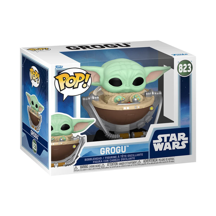 Funko Pop Star Wars: Mando & Grogu - Grogu con nueva capsula