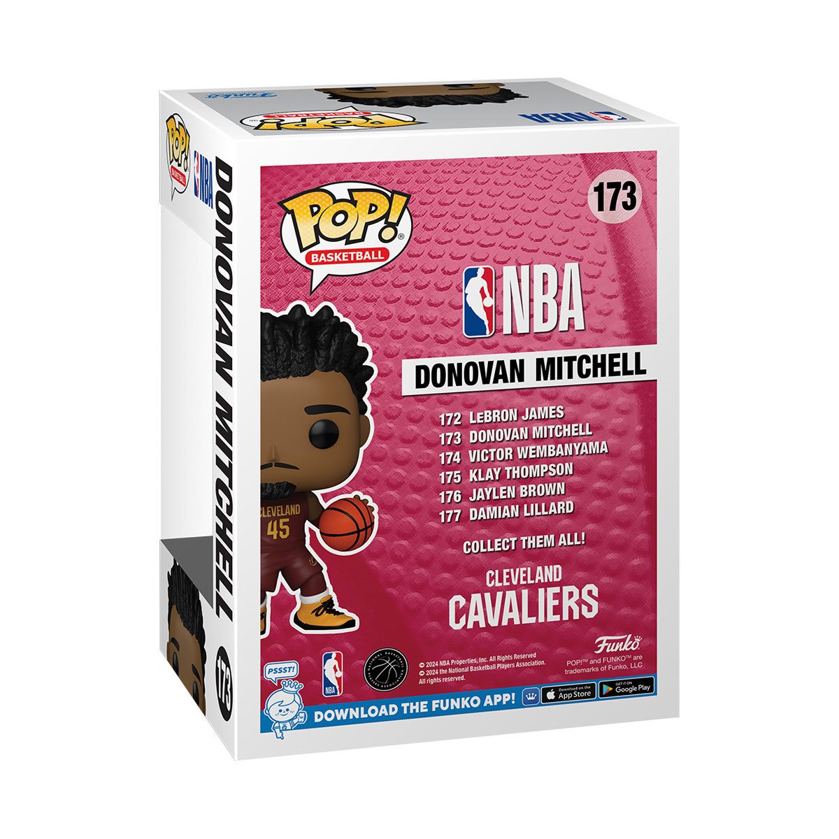 Funko Pop NBA: Cleveland Cavaliers - Donovan Mitchell