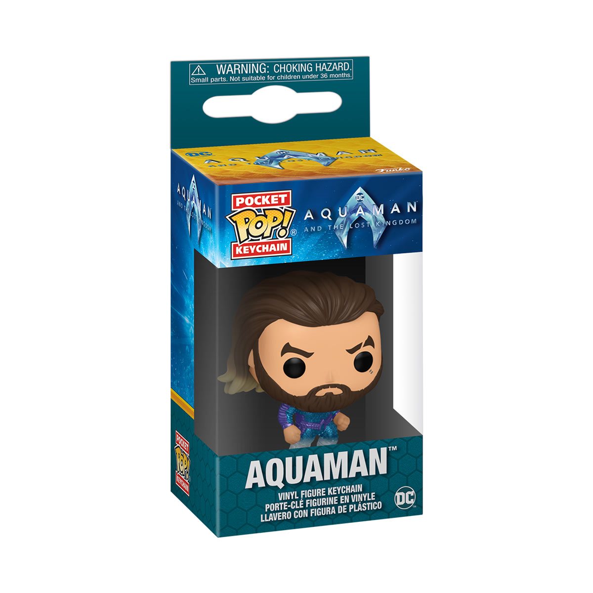 Funko Pop Keychain: DC Aquaman y El Reino Perdido - Aquaman Llavero