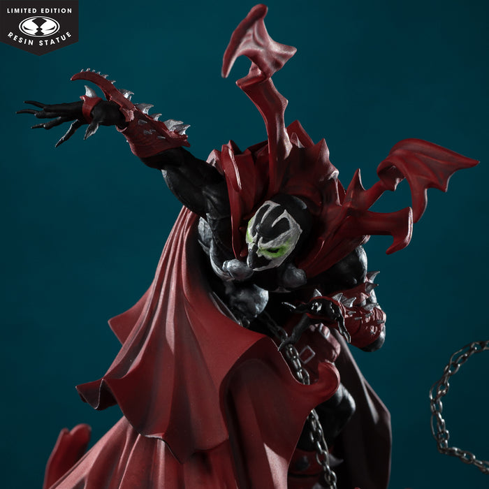 Mcfarlane: DC Black White & Red All Over - Spawn By The Art Of Greg Capullo Resina Escala 1/10