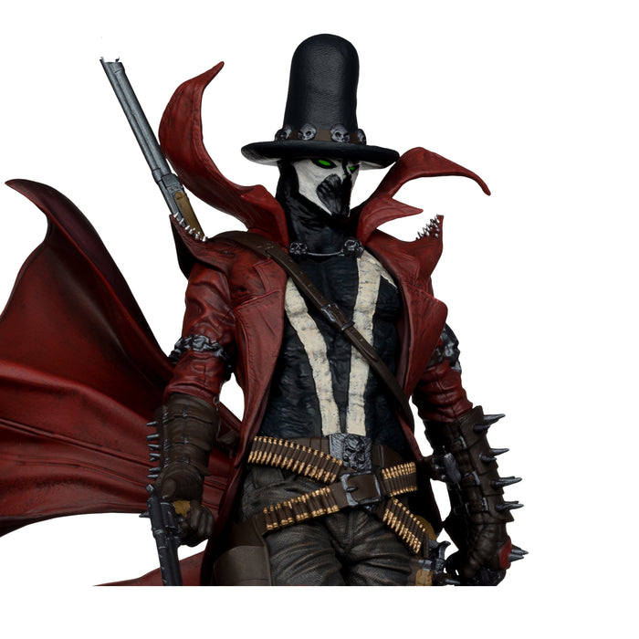 Mcfarlane Dc: Black White & Red All Over - Gunslinger Spawn Estatua De Resina Escala 1/10