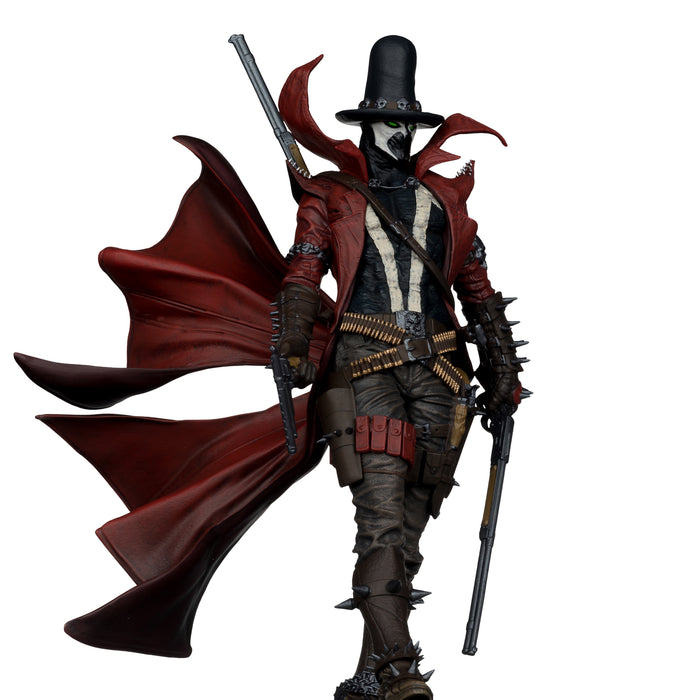 Mcfarlane Dc: Black White & Red All Over - Gunslinger Spawn Estatua De Resina Escala 1/10
