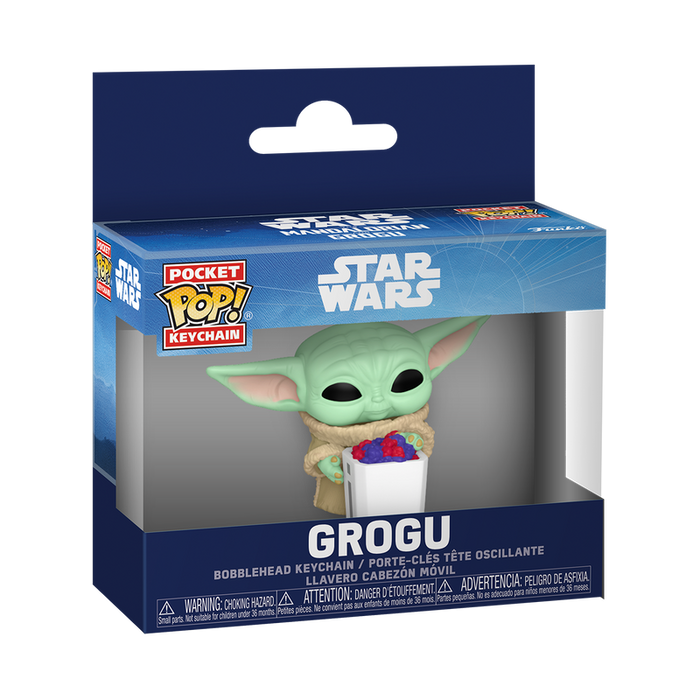 Funko Pop Keychain: Star Wars The Mandalorian y Grogu - Grogu con Snack Llavero