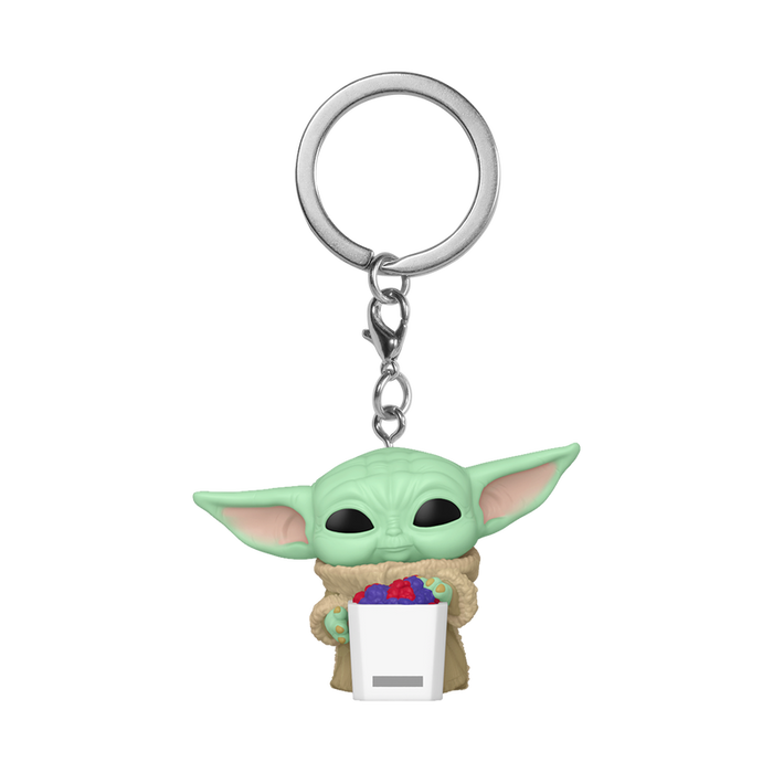 Funko Pop Keychain: Star Wars The Mandalorian y Grogu - Grogu con Snack Llavero