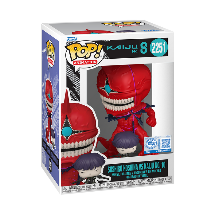 Funko Pop Animation: Kaiju No 8 - Hoshina vs Kaiju No10 Exclusivo