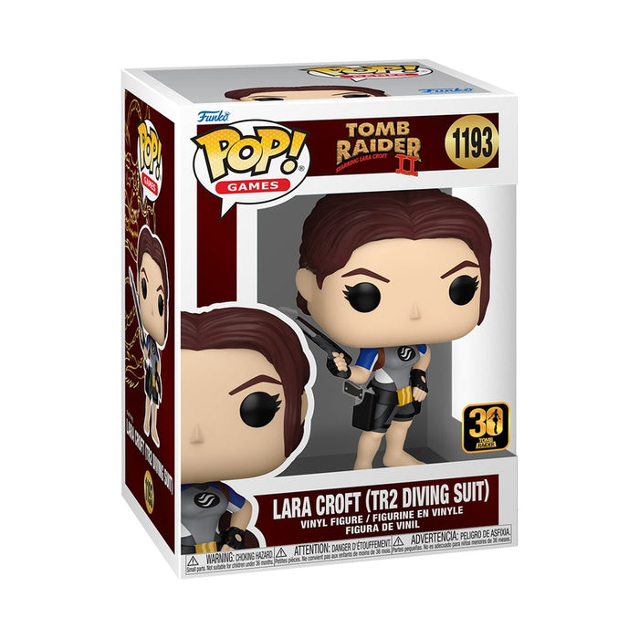 Funko Pop Games: Tomb Raider II - Lara Croft Traje de buceo TR2 Exclusivo
