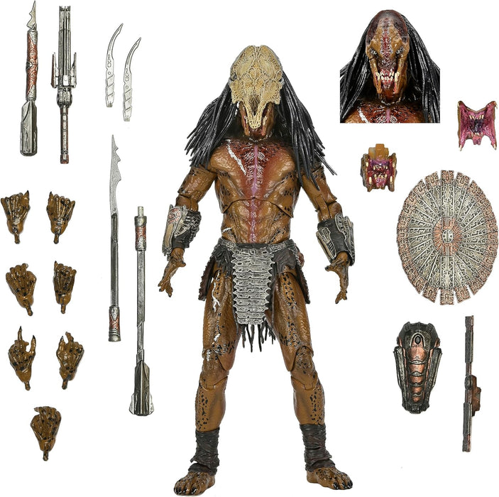 NECA Figura de Accion Ultimate: Depredador La Presa - Depredador Feral 7 Pulgadas