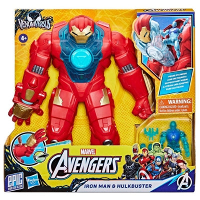 Marvel Epic World Of Action: Iron Man Y Hulkbuster 2 Pack