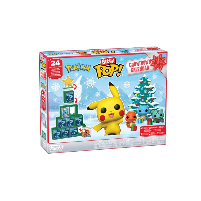 Funko Bitty Pop Countdown Calendar: Pokemon Calendario Navidad 24 dias