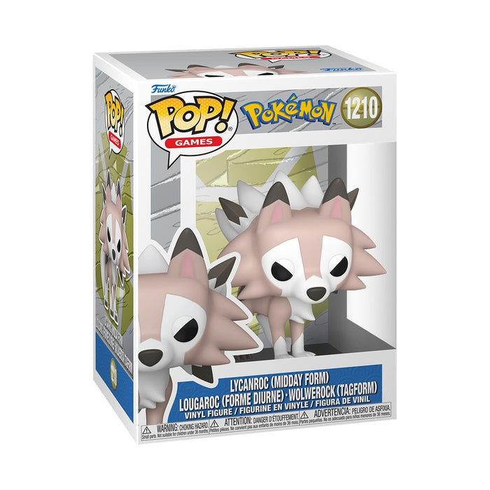 Funko Pop Games: Pokemon - Lycanroc Forma Diurna