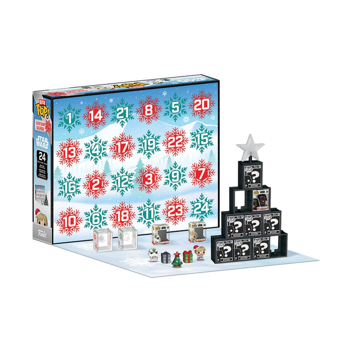 Funko Bitty Pop Countdown Calendar: Star Wars Calendario Navidad 24 dias