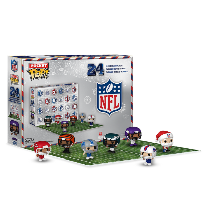 Funko Pop Pocket Countdown Calendar: NFL - Calendario Navidad 24 dias