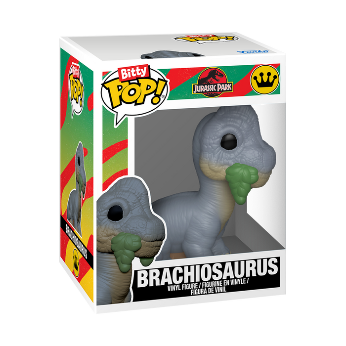 Funko Bitty Pop: Jurassic Park - Raptor y Brachiosaurus 2 Pack