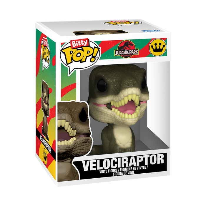 Funko Bitty Pop: Jurassic Park - Raptor y Brachiosaurus 2 Pack
