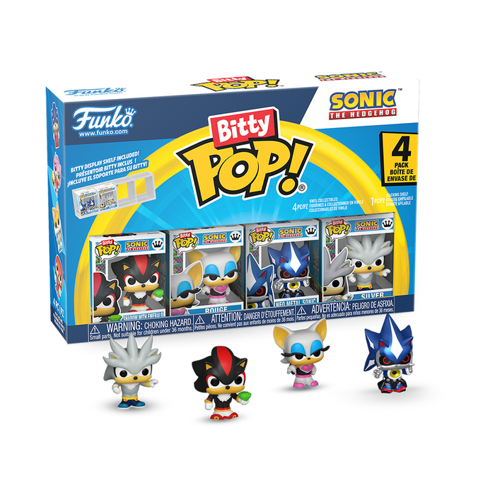 Funko Bitty Pop 4pk: Sonic - Shadow