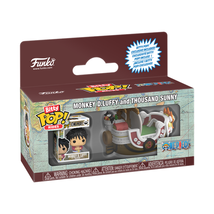 Funko Bitty Pop Ride: One Piece - Thousand Sunny con Luffy