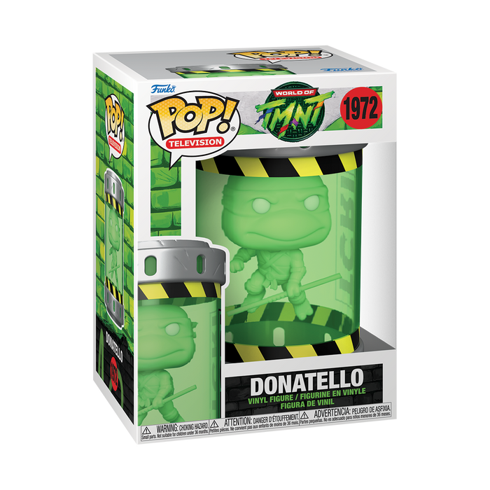 Funko Pop TV: TMNT Tortugas Ninja - Donatello frasco de mutageno Glow