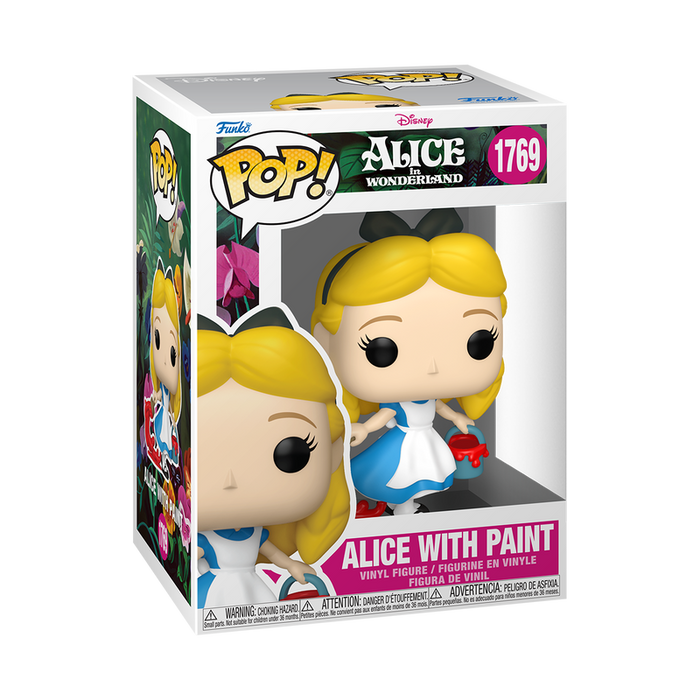 Funko Pop Disney : Alicia en el Pais de las Maravillas - Alicia con pintura