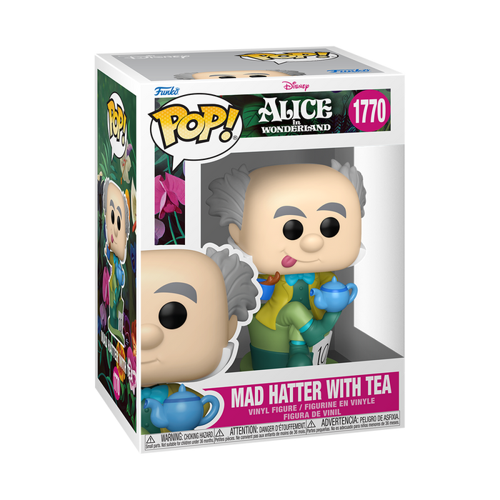 Funko Pop Disney: Alicia en el Pais de las Maravillas - Sombrerero Loco con Te