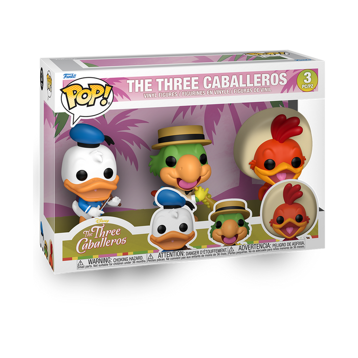 Funko Pop Disney: Los 3 Caballeros - 3 Pack
