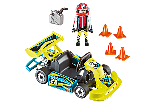 Playmobil Sports & Action: Maletin Go Kart Racer 9322