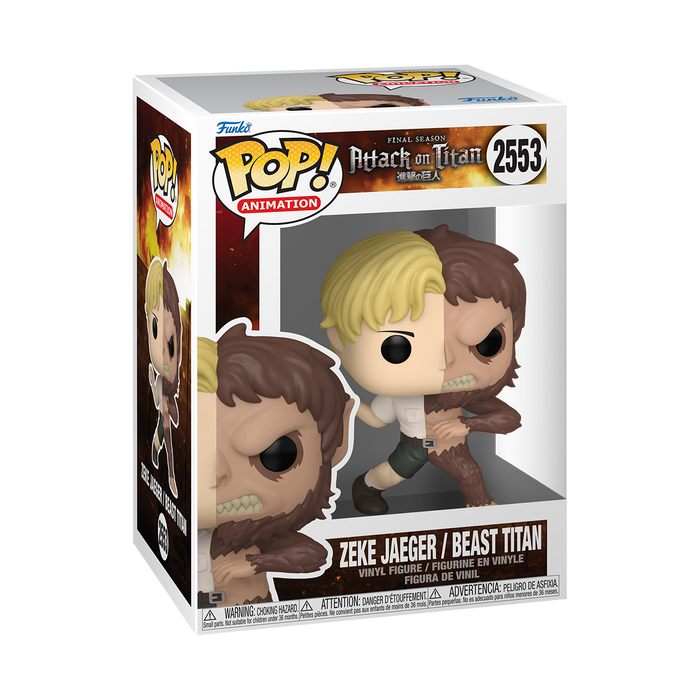 Funko Pop Animation: Attack on Titan Split - Zeke Titan Bestia