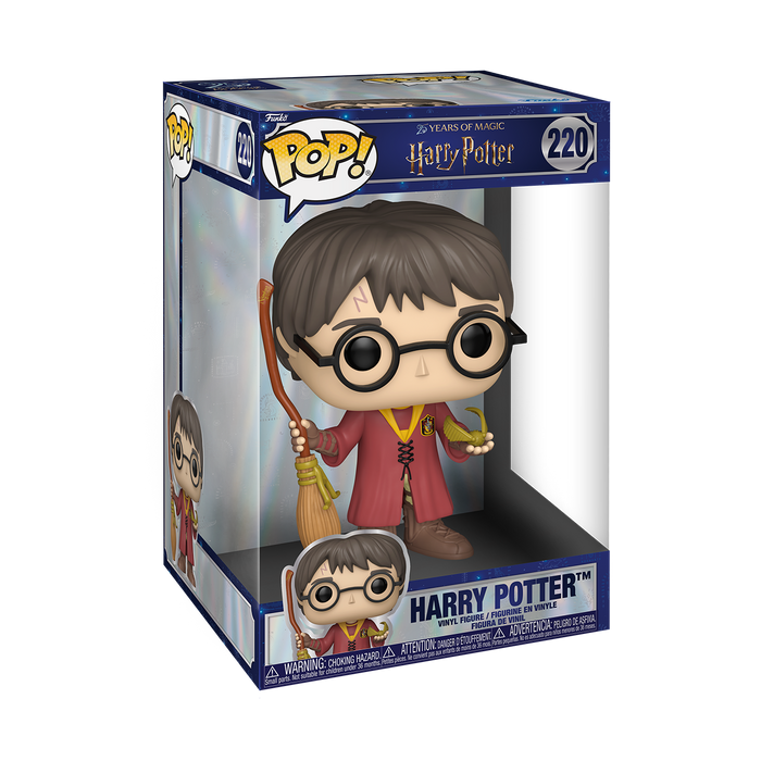 Funko Pop Jumbo: Harry Potter - Harry con snitch 10 Pulgadas