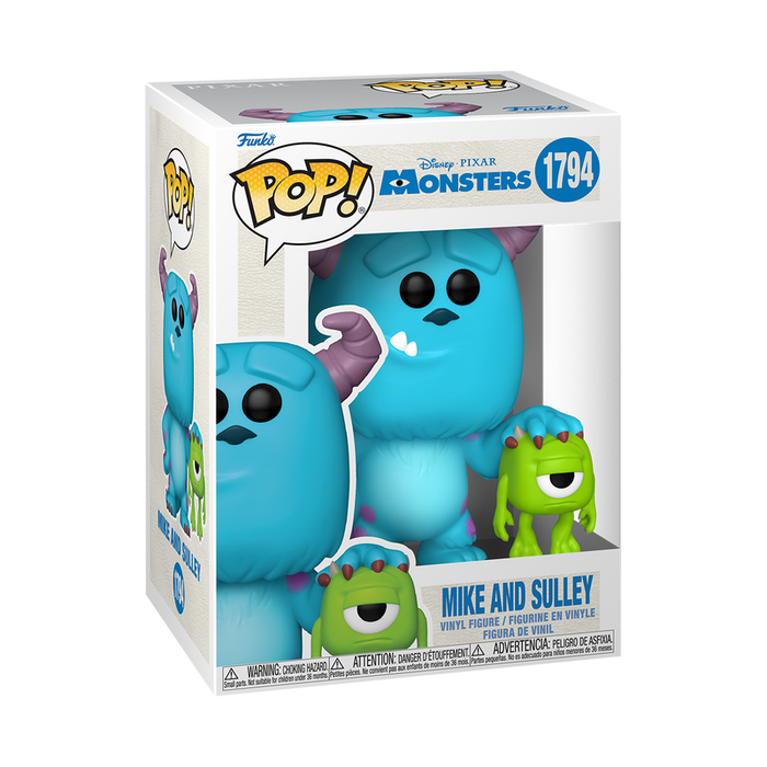 Funko Pop Disney: Monsters Inc - Mike con Sully