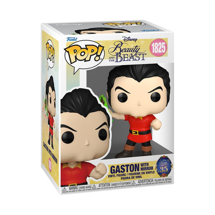 Funko Pop Disney: La Bella y La Bestia - Gaston con espejo