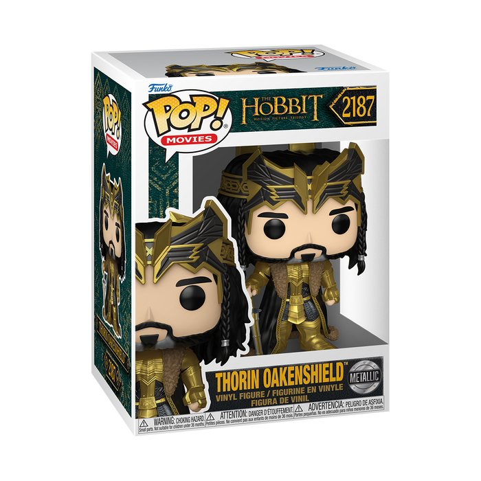Funko Pop Movies: The Hobbit - Thorin acabado metalico
