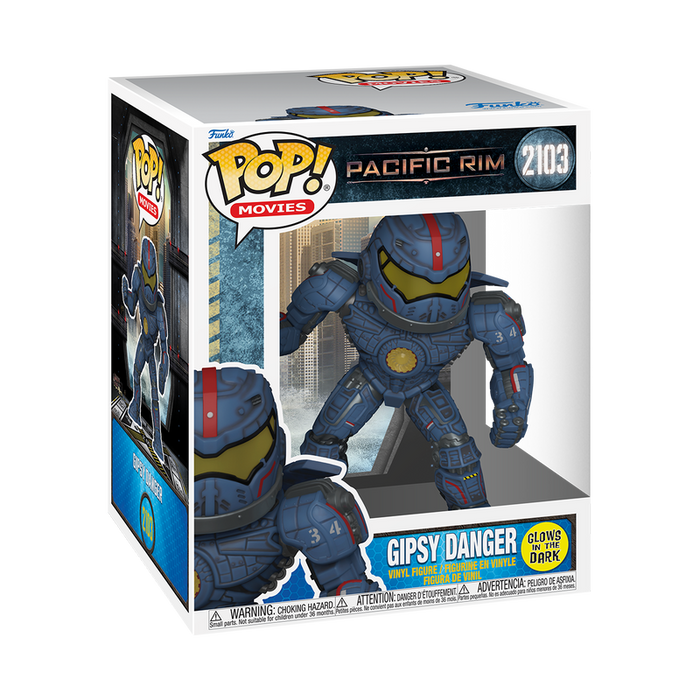 Funko Pop Super: Titanes del Pacifico - Gipsy Danger Glow 6 Pulgadas