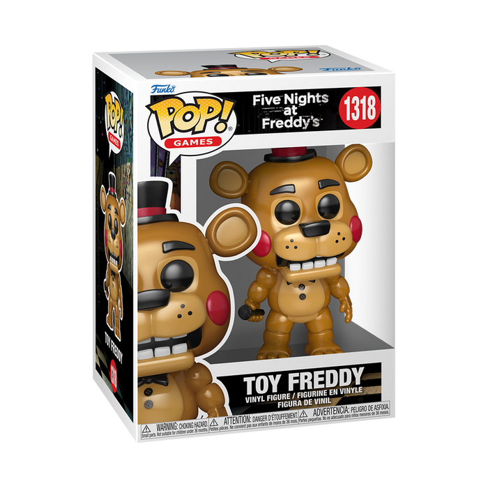 Funko Pop Games: Five Nights at Freddys - Toy Freddy con microfono