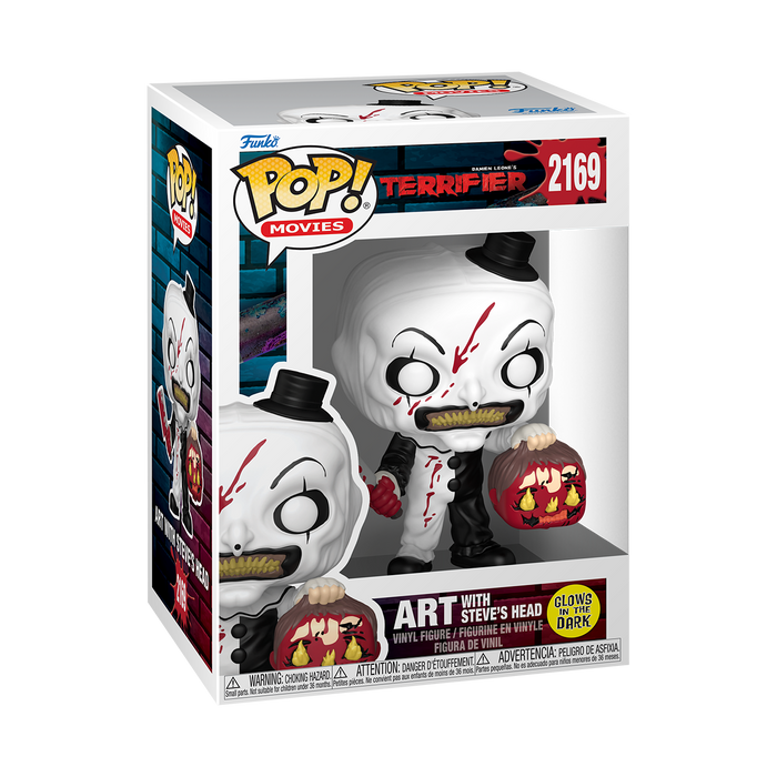 Funko Pop Movies: Terrifier - Art con cabeza Glow