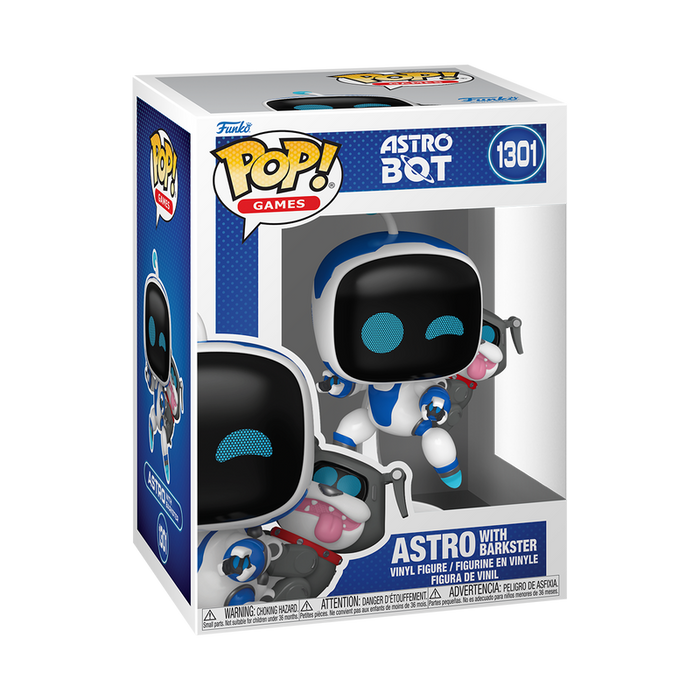 Funko Pop Games: Astro Bot - Astro con Barkster el Bulldog