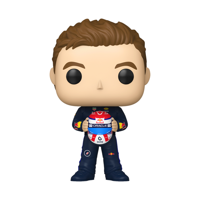 Funko Pop Racing: Red Bull - Verstappen con casco blanco
