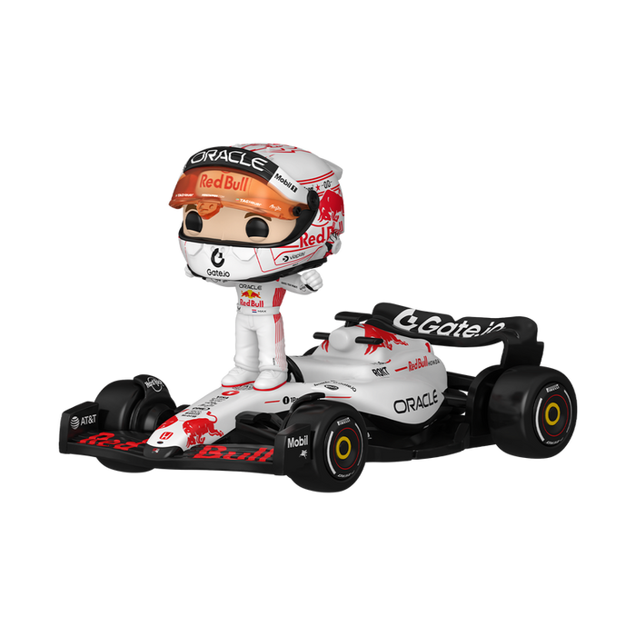 Funko Pop Rides Super Deluxe: Red Bull - Verstappen atuendo blanco