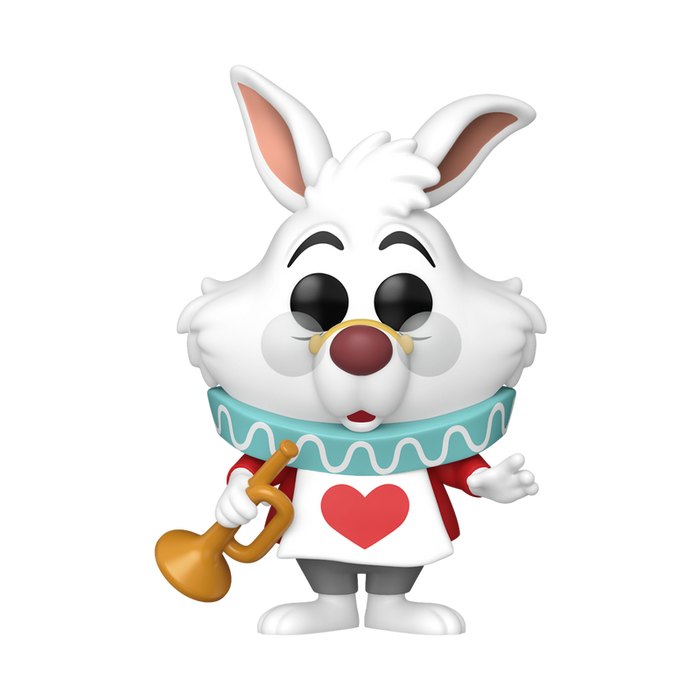 Funko Pop Disney: Alicia en el Pais de las Maravillas - Conejo Blanco con corneta