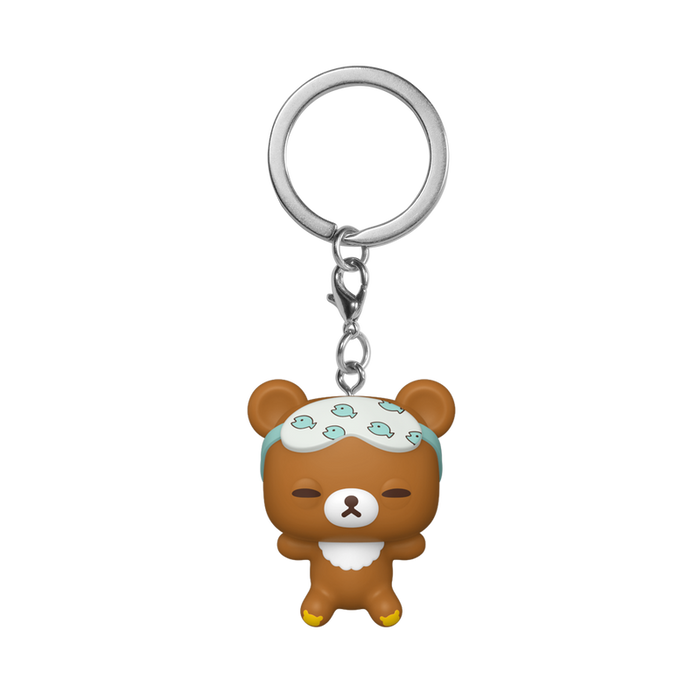 Funko Pop Keychain: Rilakkuma - Chairoikoguma Sleepy Exclusivo