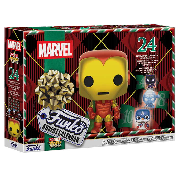 Funko Pop Pocket Countdown Calendar: Marvel - Calendario Navidad 24 dias