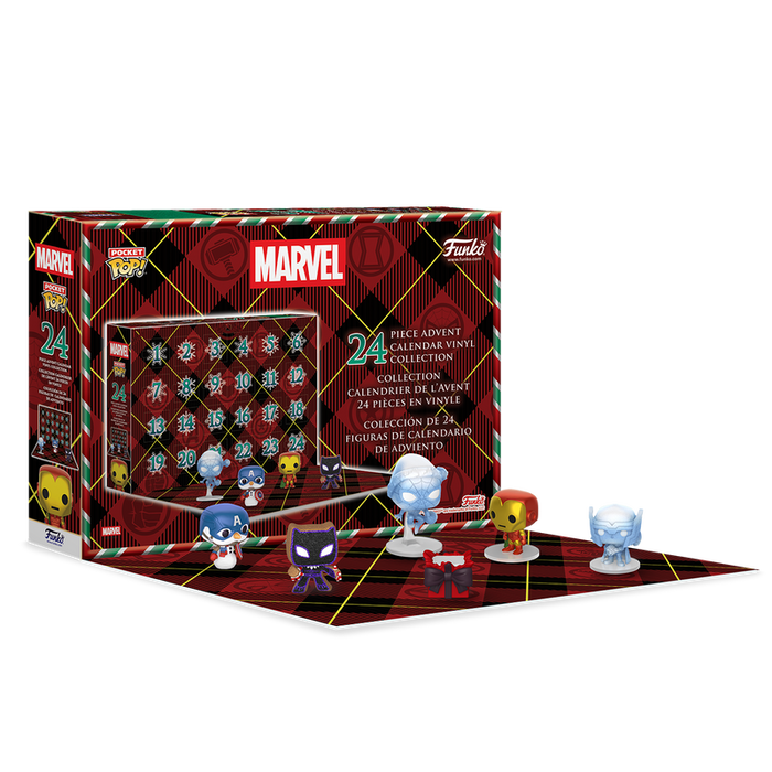 Funko Pop Pocket Countdown Calendar: Marvel - Calendario Navidad 24 dias