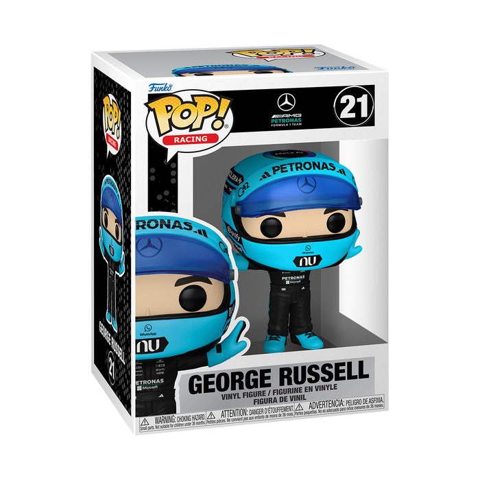 Funko Pop Racing: F1 Mercedes Benz - George Russell celebrando