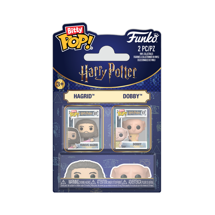 Funko Bitty Pop: Harry Potter - Hagrid y Dobby 2 Pack