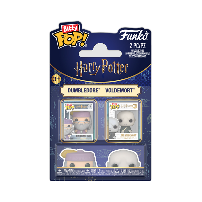Funko Bitty Pop: Harry Potter - Dumbledore y Voldemort 2 Pack