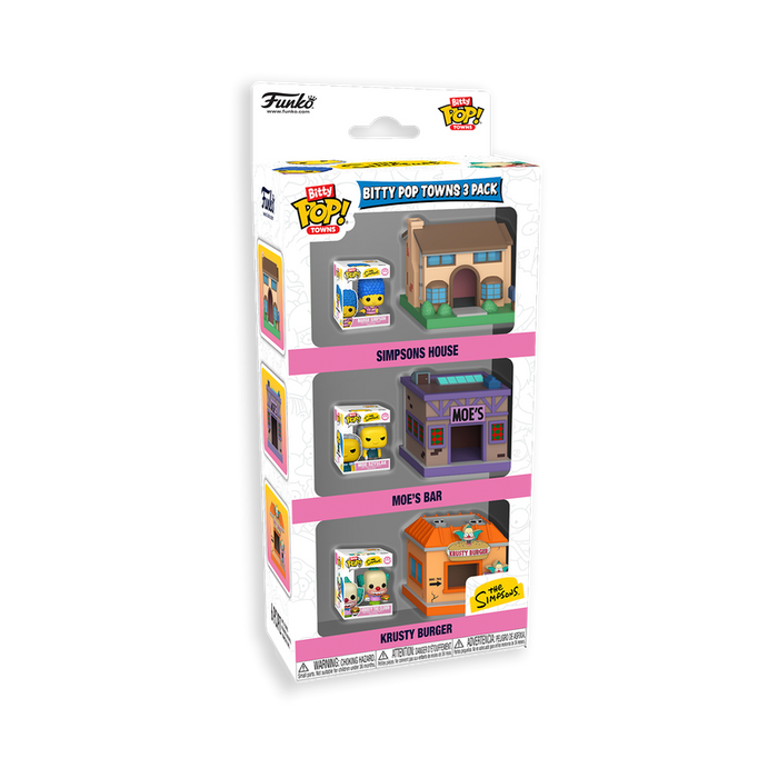 Funko Bitty Pop Town: Simpsons - Springfield 3 Pack