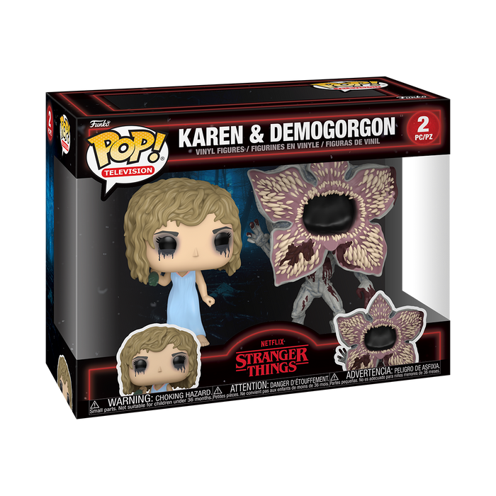Funko Pop TV: Stranger Things - Karen con Demogorgon 2 Pack