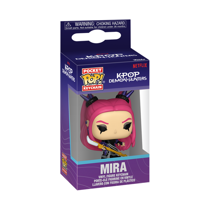Funko Pop Keychains: K-Pop Demon Hunters - Mira traje de batalla