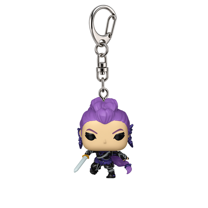 Funko Pop Keychains: K-Pop Demon Hunters - Rumi traje de batalla