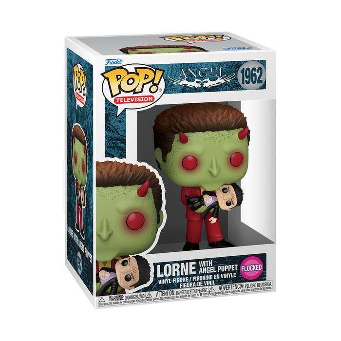 Funko Pop TV: Angel - Lorne con Angel Puppet Flocked