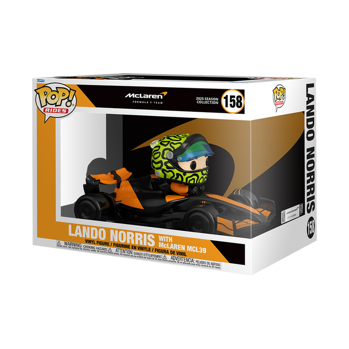 Funko Pop Rides Super Deluxe: F1 McLaren - Norris con cohe