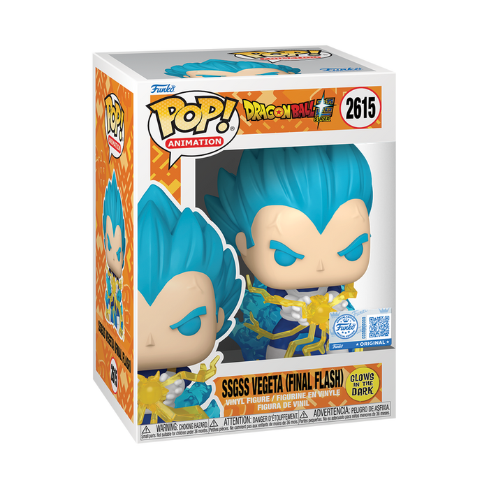 Funko Pop Animation: Dragon Ball Super - Vegeta Final Flash Glow Exclusivo